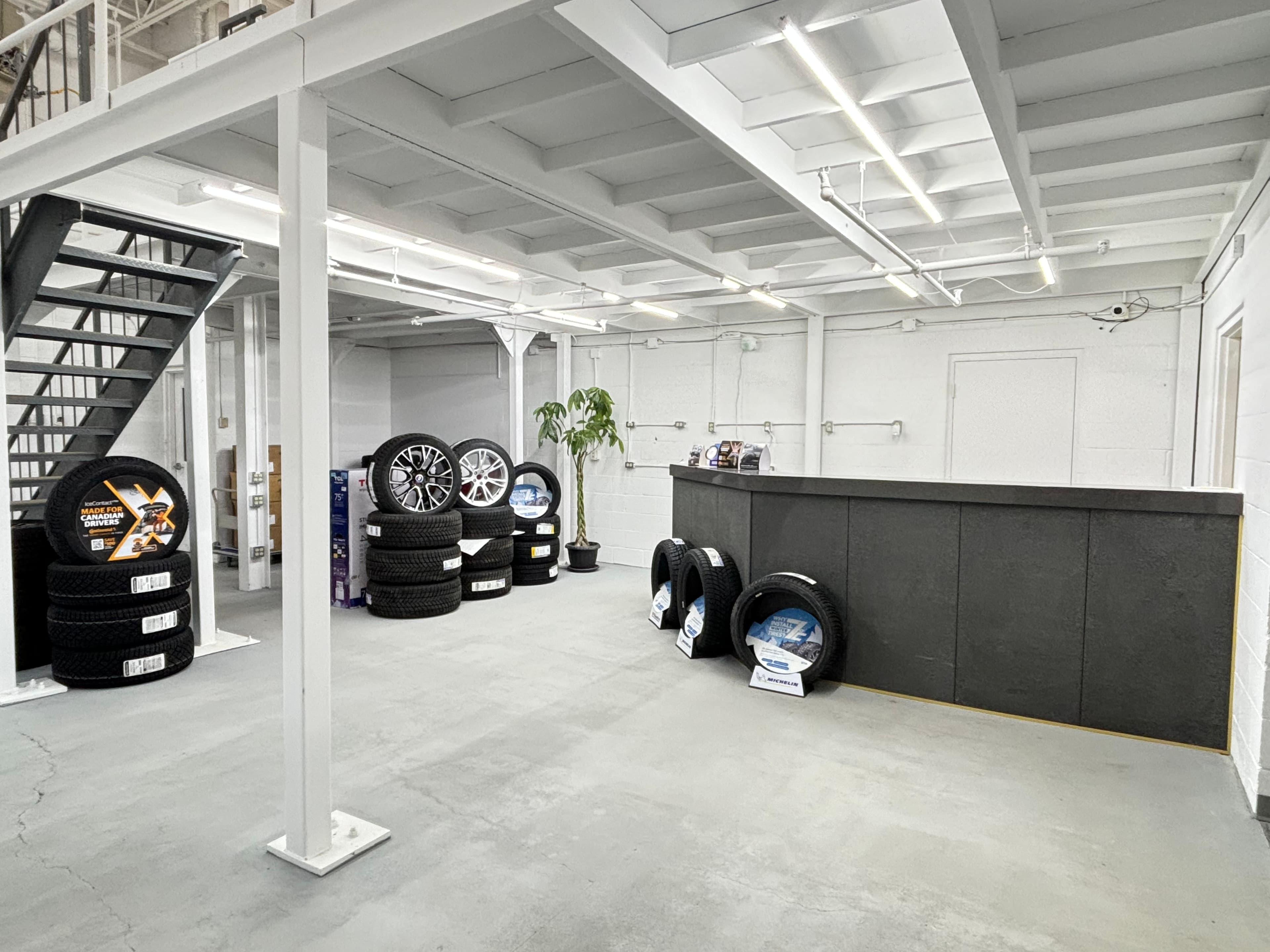 Inside the TireGPT shop in Markham